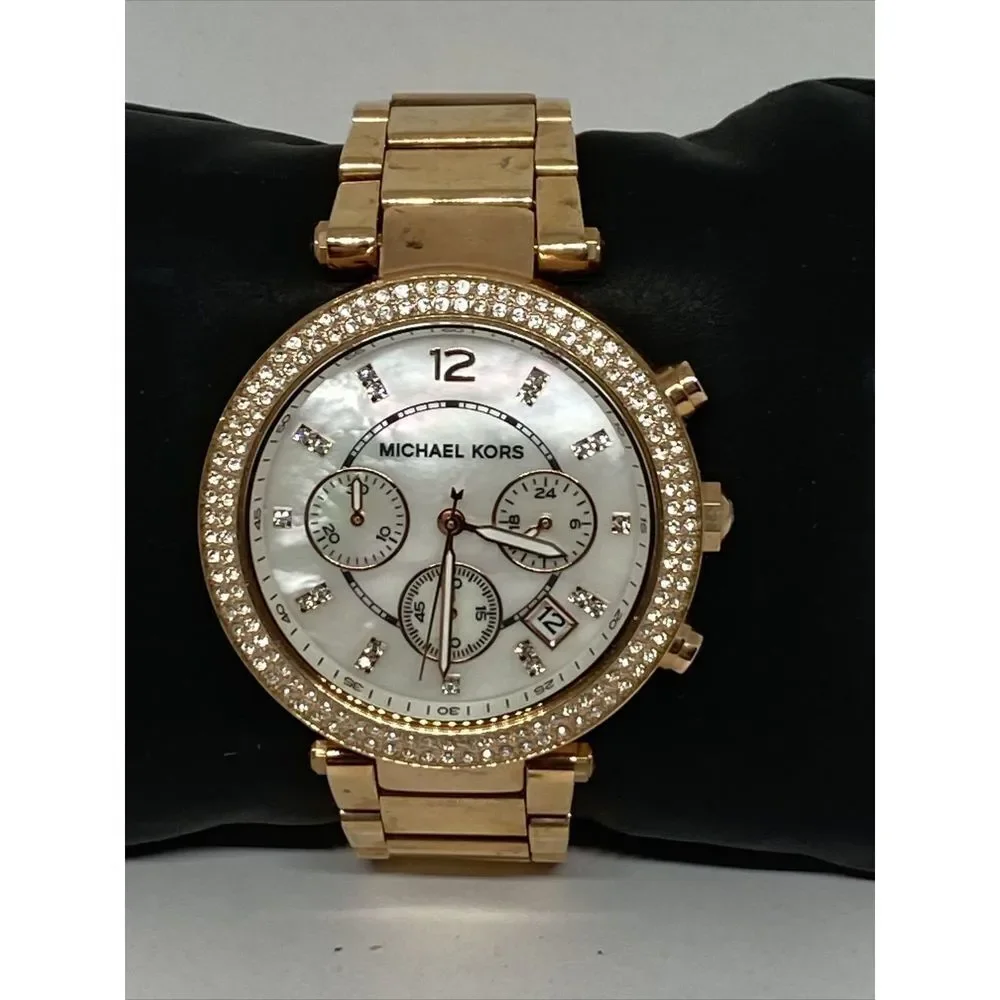 Michael Kors Parker MK5491 Womens Stainless Steel Analog Dial Quartz Watch WO318